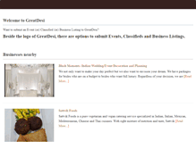 Tablet Screenshot of greatdesi.com